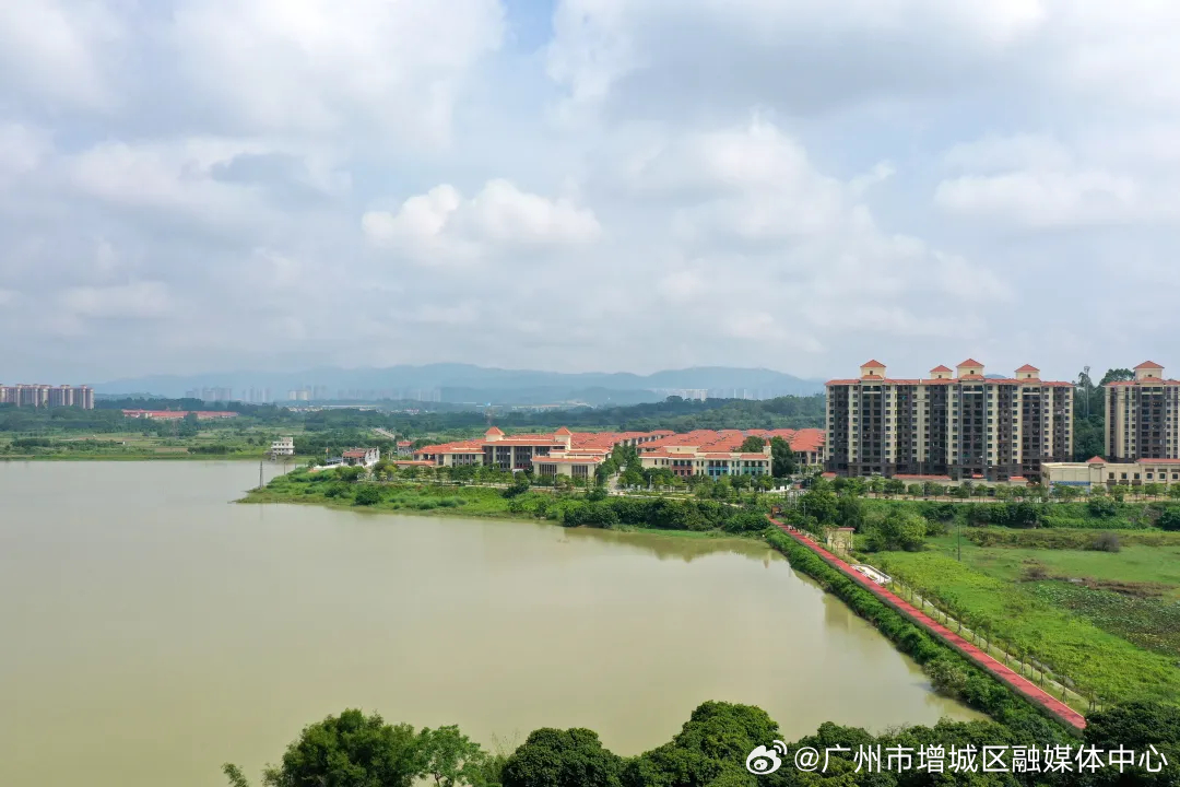 “增城安置新居，空中全景映新颜”