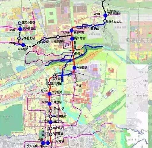 西安地铁最新路线图