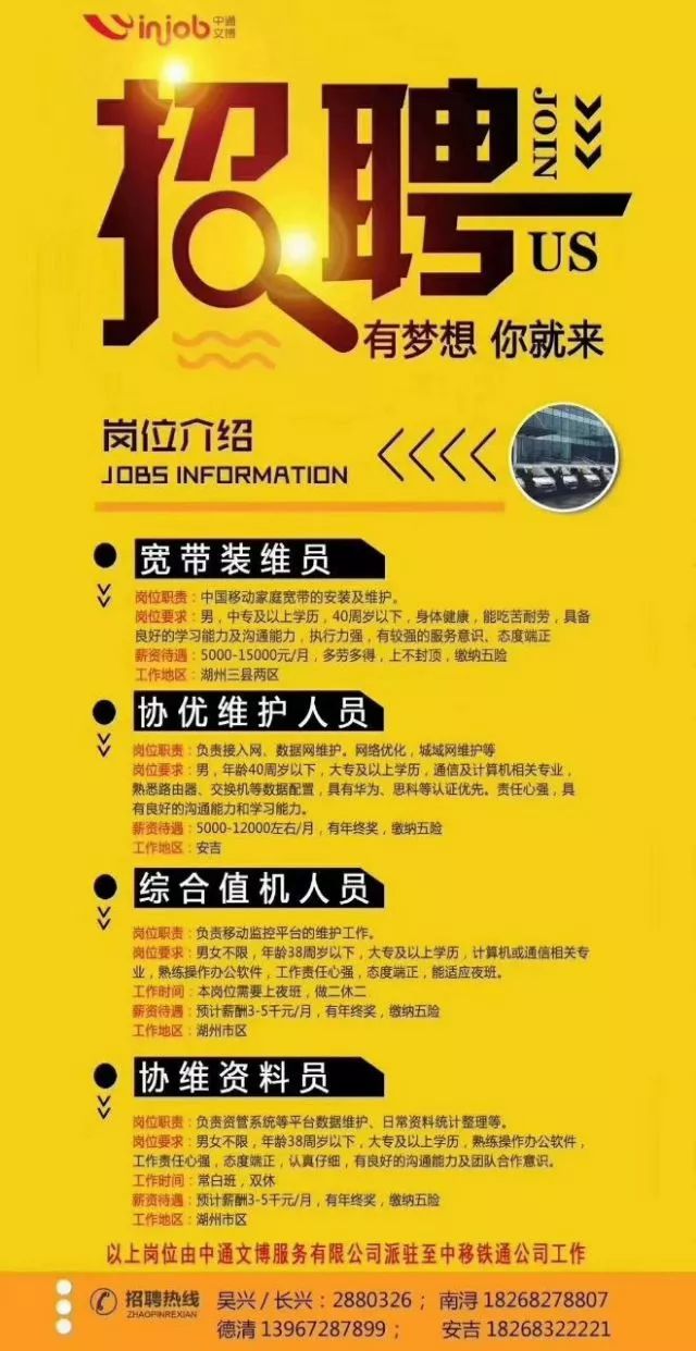 德清58同城招聘信息，最新职位汇总速览